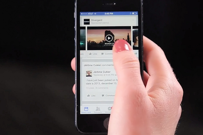 Facebook décolle grâce à la publicité sur mobile