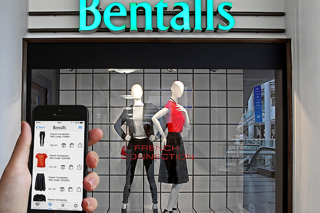Des mannequins de vitrine équipés de la technologie Beacon à Londres