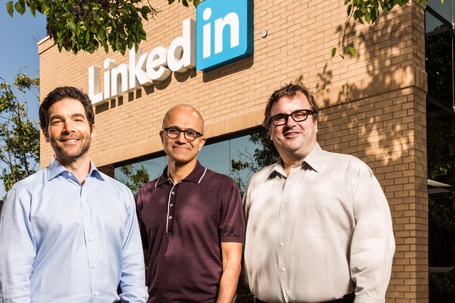 Microsoft rachète Linkedin pour 26,2 milliards de dollars