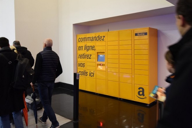 Amazon atteint 95 points de retrait en self service en France