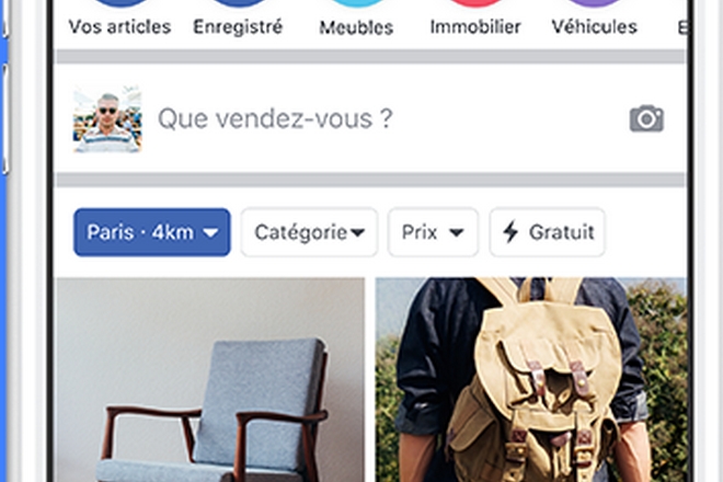 Facebook défie Leboncoin.fr avec une App de vente entre particuliers