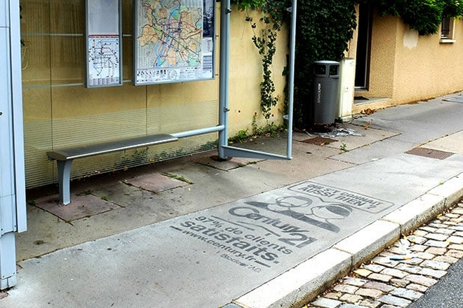 Publicité éphémère sur les trottoirs : à partir de 20 € par marquage