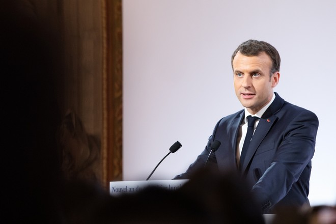 Emmanuel Macron rencontre les patrons des technologies