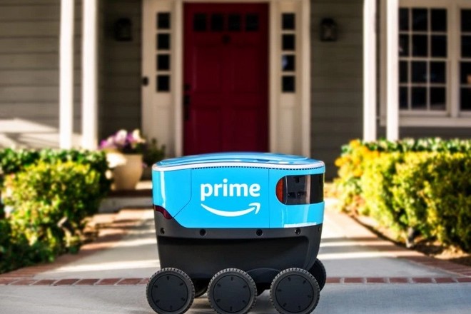 Amazon teste six robots autonomes pour la livraison à domicile