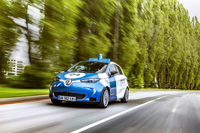 Renault expérimente des voitures autonomes à Paris-Saclay