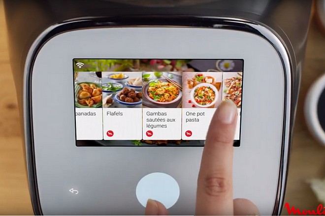 Moulinex ajoute des écrans tactiles à son multicuiseur et à son robot cuiseur connectés