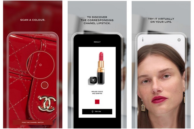 Chanel propose une application d’identification du bon rouge à lèvres