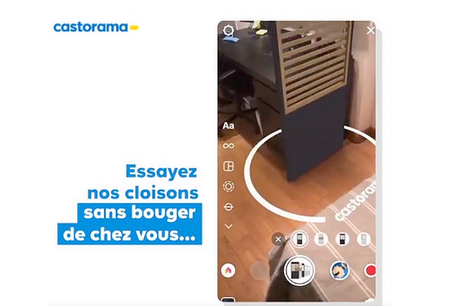 Castorama digitalise ses prospectus pour gagner en efficacité, exemple avec la réalité augmentée