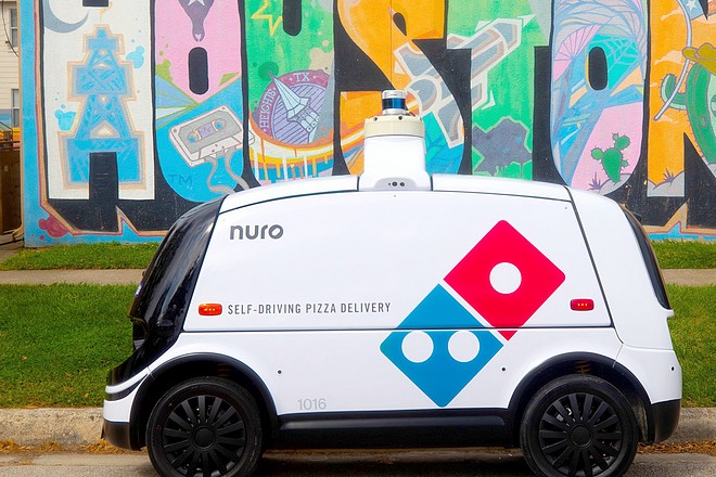 La livraison de pizzas Domino’s par robot autonome testée à Houston