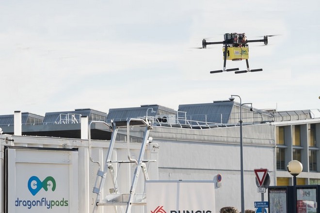 Le marché de Rungis teste le transport de marchandises par drone