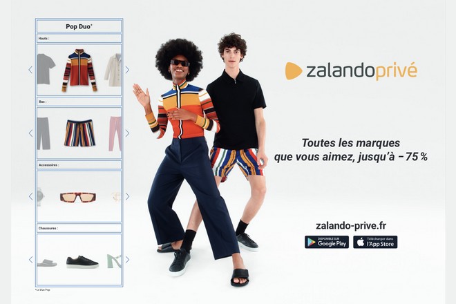 Campagne marketing à 360° pour la promotion des ventes privées Zalando