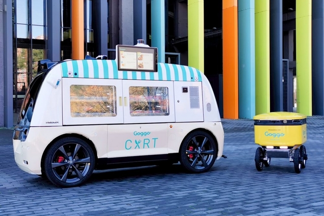 Carrefour inaugure la livraison par navette autonome sur le plateau de Saclay