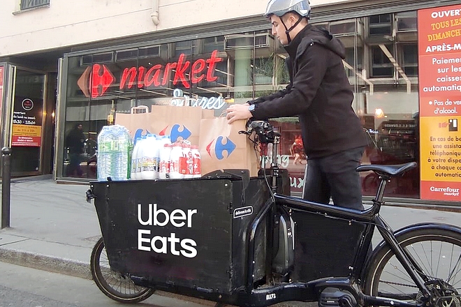 La carte de fidélité Carrefour embarquée dans l’app de livraison Uber Eats